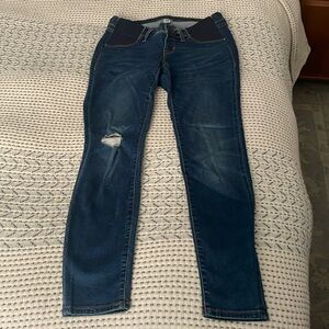 Old Navy Rockstar Super Skinny Side Panel Maternity Jeans